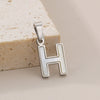 Pendant Accessories Women's Fresh And Sweet Stainless Steel With White Shell And English Letters