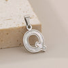Pendant Accessories Women's Fresh And Sweet Stainless Steel With White Shell And English Letters