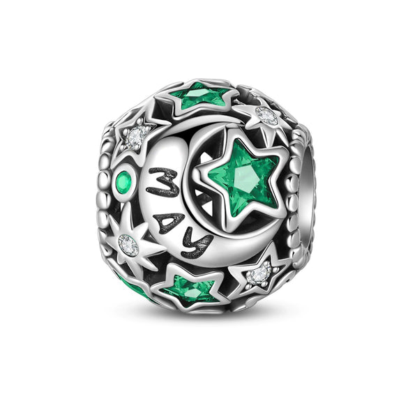 Pendant Beads Diy Accessories Bracelet Cupronickel Silver Plated Dripping Oil Design