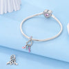 Pendant Beads Jewelry Accessories 925 Sterling Silver Heart Musical Note Dripping Oil Original Design