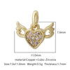Pendant Bracelet Accessories Copper Micro Inlaid Zircon Geometric Electroplating