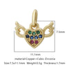 Pendant Bracelet Accessories Copper Micro Inlaid Zircon Geometric Electroplating