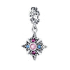 Pendant Bracelet Copper Silver Plated Dripping Oil Romantic Starlight Style