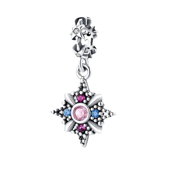 Pendant Bracelet Copper Silver Plated Dripping Oil Romantic Starlight Style