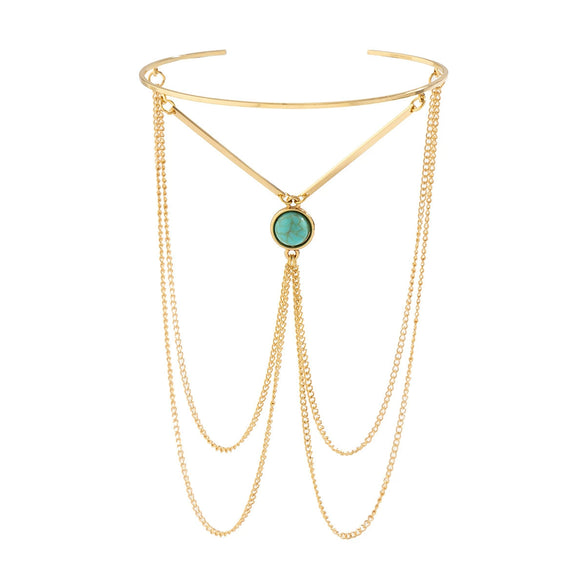 Pendant Bracelet Metal Electroplating Tassel Style