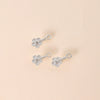 Pendant Buckle Head Diy Accessories Copper Plum Blossom Micro Inlay Zircon Diamond Electroplated Allmatch Geometric Style