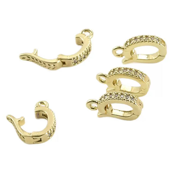Pendant Buckle Jewelry Accessories Copper Electroplated For Bracelet And Necklace