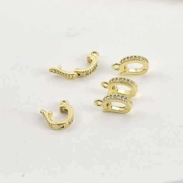 Pendant Buckle Jewelry Accessories Copper Electroplated For Bracelet And Necklace