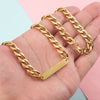 Pendant Chain Hip Hop Cold Style Niche Ushape Cuban Chain Stainless Steel Titanium Steel Electroplating
