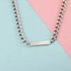 Pendant Chain Hip Hop Cold Style Niche Ushape Cuban Chain Stainless Steel Titanium Steel Electroplating