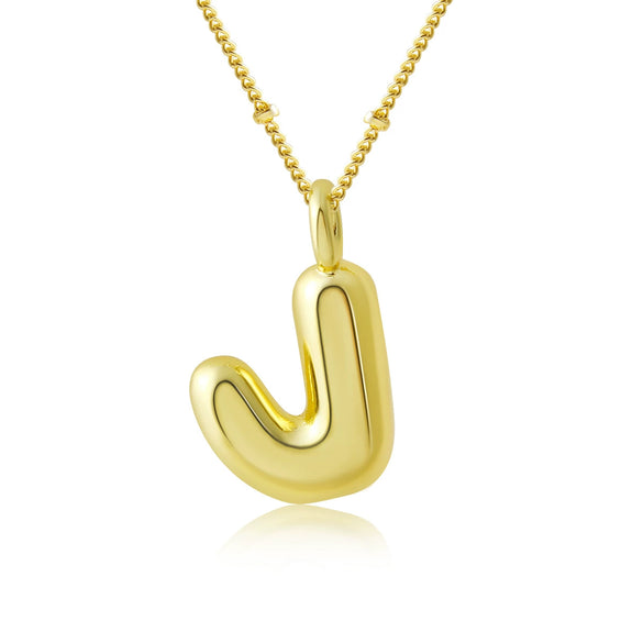 Pendant Clavicle Chain Copper Electroplating Letter Pattern