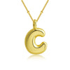 Pendant Clavicle Chain Copper Electroplating Letter Pattern