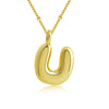 Pendant Clavicle Chain Copper Electroplating Letter Pattern