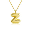Pendant Clavicle Chain Copper Electroplating Letter Pattern
