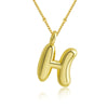 Pendant Clavicle Chain Copper Electroplating Letter Pattern