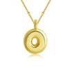 Pendant Clavicle Chain Copper Electroplating Letter Pattern