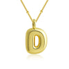 Pendant Clavicle Chain Copper Electroplating Letter Pattern