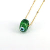 Pendant Clavicle Chain Copper Mixed Gem Inlay Geometric Hiphop Style Electroplating Unisex
