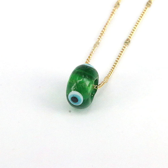 Pendant Clavicle Chain Copper Mixed Gem Inlay Geometric Hiphop Style Electroplating Unisex
