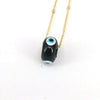 Pendant Clavicle Chain Copper Mixed Gem Inlay Geometric Hiphop Style Electroplating Unisex