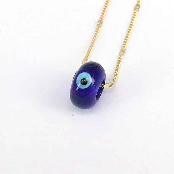 Pendant Clavicle Chain Copper Mixed Gem Inlay Geometric Hiphop Style Electroplating Unisex