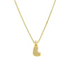 Pendant Clavicle Chain Necklace Brass Electroplated With Letters Numbers Text Pattern