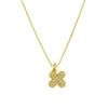 Pendant Clavicle Chain Necklace Brass Electroplated With Letters Numbers Text Pattern