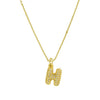 Pendant Clavicle Chain Necklace Brass Electroplated With Letters Numbers Text Pattern