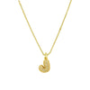 Pendant Clavicle Chain Necklace Brass Electroplated With Letters Numbers Text Pattern