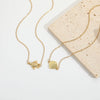 Pendant Clavicle Chain Necklace Copper Mixed Gemstone Setting Geometric Fish Flag Shape Electroplating