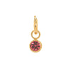 Pendant Copper Goldplated Geometric Diamond Minimalist Women's