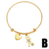 Pendant Couple Bracelet Copper Zircon With Cartoon Characters For Boys And Girls