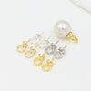 Pendant Diy Accessories Copper Electroplated Allmatch Geometric 18K Real Gold Thread Large Hole Sheep's Eye