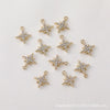 Pendant Earrings Necklace Accessories Copper 14K Gold Plated Meteor Star Design