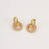 Pendant Earrings Stainless Steel 18K Electroplating Geometric Women Fashion Elegant