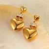 Pendant Earrings Stainless Steel 18K Geometric Electroplating Fashion For Women