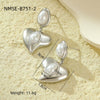 Pendant Earrings Stainless Steel 18K Vintage Electroplated Irregular Love Pearl Water Drop Style For Women