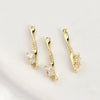 Pendant Jewelry Accessories Copper Inlaid Zircon Electroplated