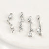 Pendant Jewelry Accessories Copper Inlaid Zircon Electroplated