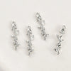 Pendant Jewelry Accessories Copper Inlaid Zircon Electroplated