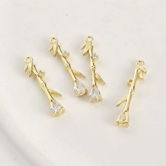 Pendant Jewelry Accessories Copper Inlaid Zircon Electroplated