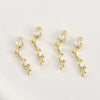 Pendant Jewelry Accessories Copper Inlaid Zircon Electroplated