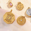 Pendant Jewelry Accessories Stainless Steel 18K Gold Plated Geometric Square Pendant