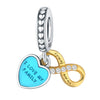 Pendant Jewelry Accessories 925 Sterling Silver Heart Shaped Infinite Eternal Love Dripping Oil Design