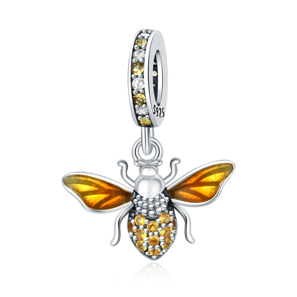 Pendant Jewelry Accessories 925 Sterling Silver Luminous Firefly Beaded Dripping Oil Original Design