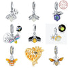 Pendant Jewelry Accessories 925 Sterling Silver Luminous Firefly Beaded Dripping Oil Original Design