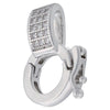 Pendant Jewelry Buckle Accessories Copper Round Ring Buckle Head Electroplating