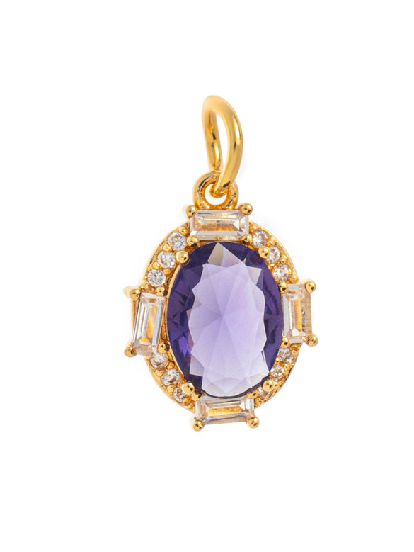 Pendant Jewelry Copper Geometric Style Set With Gems