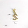 Pendant Jewelry Copper Gold Inlaid Letter Style Accessories