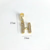 Pendant Jewelry Copper Gold Inlaid Letter Style Accessories